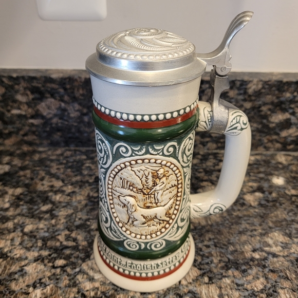 Avon 1978 Beer Stein "The Strike Rainbow Trout English Settler" Vintage - Picture 7 of 7